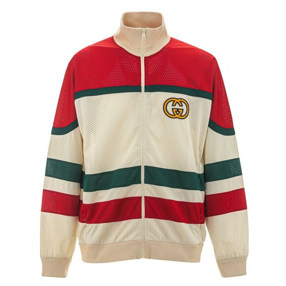 Gucci White Rete Jacket M NEW NWT - Picture 1 of 4